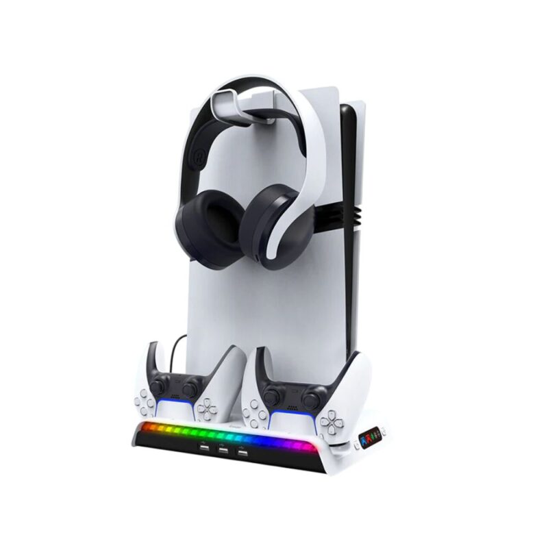 PS5 Slim/Pro Stand & Cooling Station